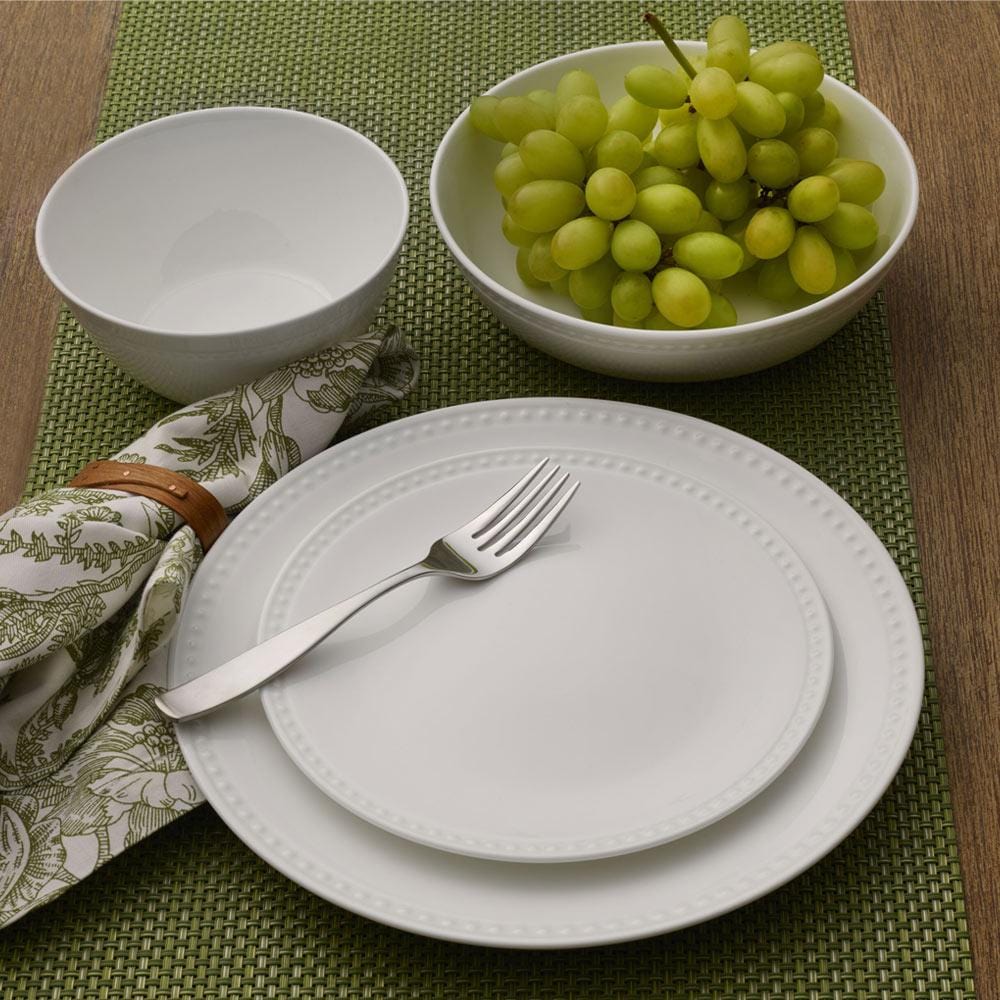 Loria 16 Piece Dinnerware Set with Pasta Bowl, Service for 4
