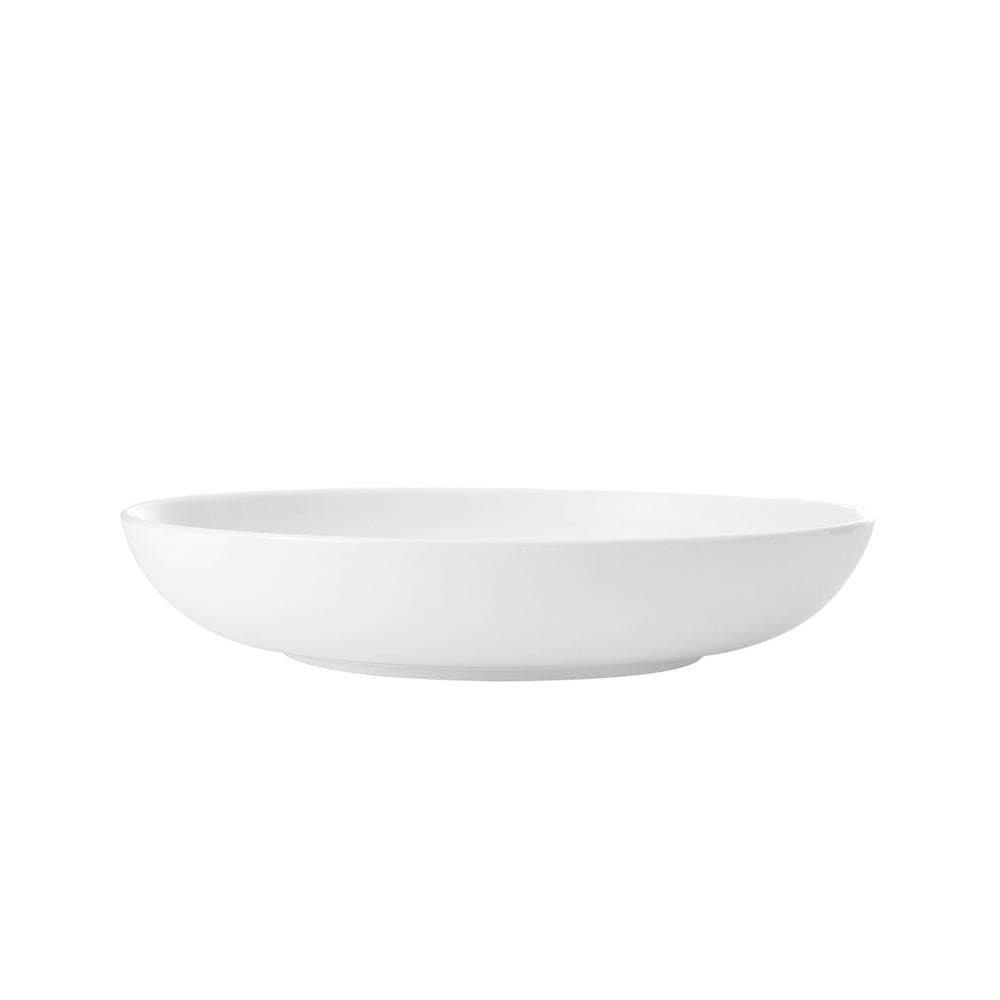Lucerne White 12 Piece Dinnerware Pasta Bowl Set, Service for 4